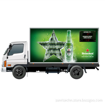 USA LED Billboard Truck Advertising: Full Color Outdoor Truck Box Mounted LED Display